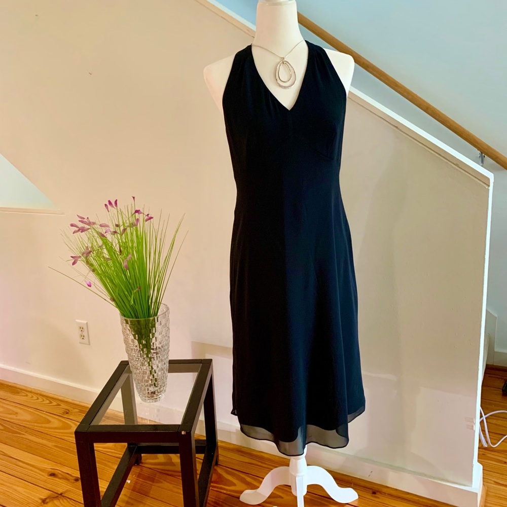 LOFT black cocktail dress